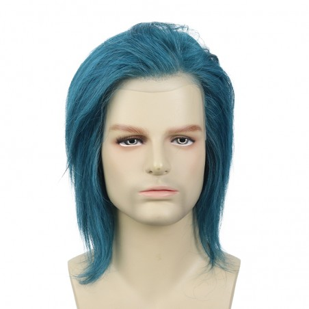 Mens blue wig